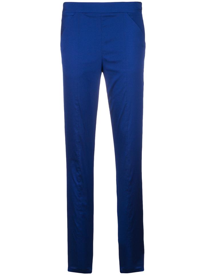 Talbot Runhof Tailored Trousers - Blue