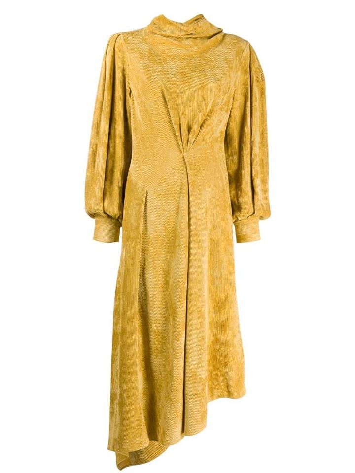 Isabel Marant Cowl Neck Dress - Yellow
