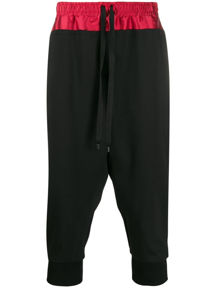 Alchemy Contrast Waistband Trousers - Black