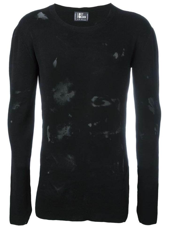 Lost & Found Ria Dunn Distressed Long Sleeve Crew Neck Jumper
