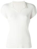 Pleats Please By Issey Miyake Pleated Polo Shirt