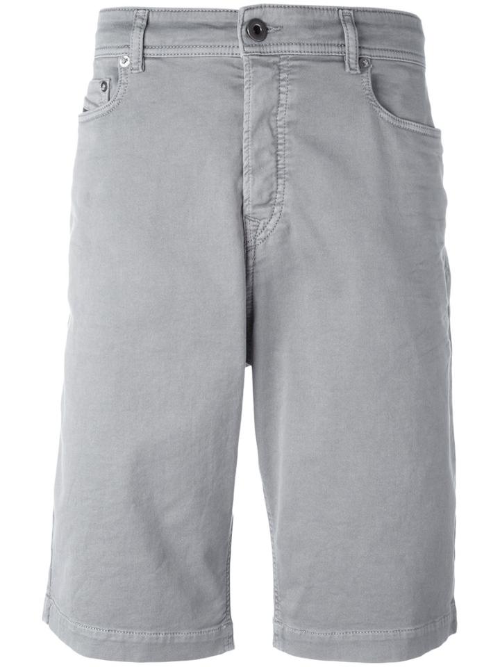 Diesel Black Gold Bermuda Shorts, Men's, Size: 33, Grey, Cotton/polyester/spandex/elastane
