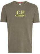Cp Company Logo Printed T-shirt - Green