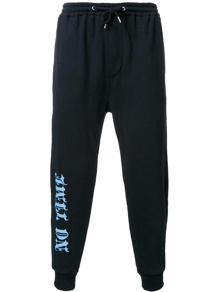 Monkey Time Logo Track Pants, Men's, Size: Large, Black, Cotton