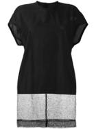 Rick Owens Sheer Tail Blouse - Black