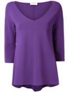 Scanlan Theodore Micro Crepe Trapeze Sweater, Women's, Size: Medium/large, Pink/purple, Viscose