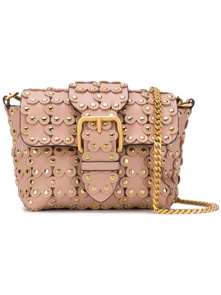 Red Valentino Red(v) Studded Cross-body Bag - Pink
