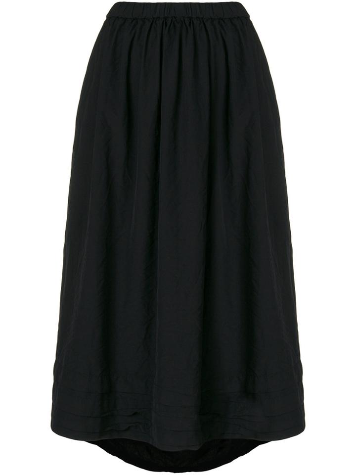 Comme Des Garçons Comme Des Garçons Full Midi Skirt - Black