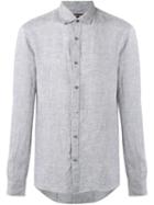 Michael Kors Chambray Shirt, Men's, Size: Medium, Grey, Linen/flax