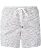 Fefè - Glasses Print Swim Shorts - Men - Polyester - M, Polyester