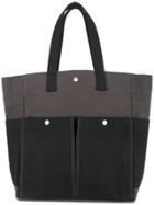 Cabas Botanical Tote Bag - Grey