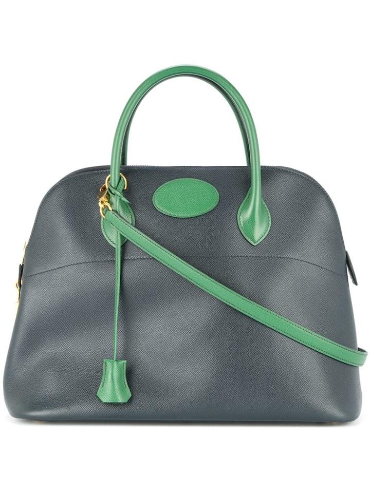 Hermès Vintage Bolide 35 2way Hand Bag - Blue