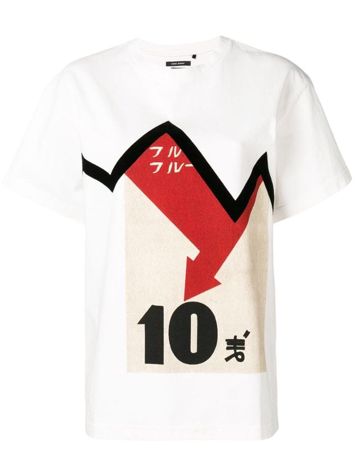 Isabel Marant Printed 10 T-shirt - White