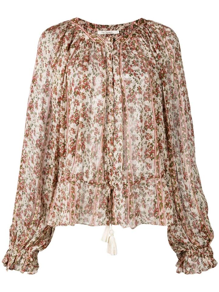 Mes Demoiselles Floral Blouse Top - Multicolour