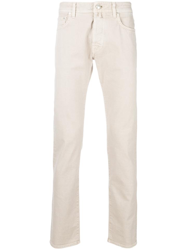 Jacob Cohen Straight-leg Jeans - Nude & Neutrals