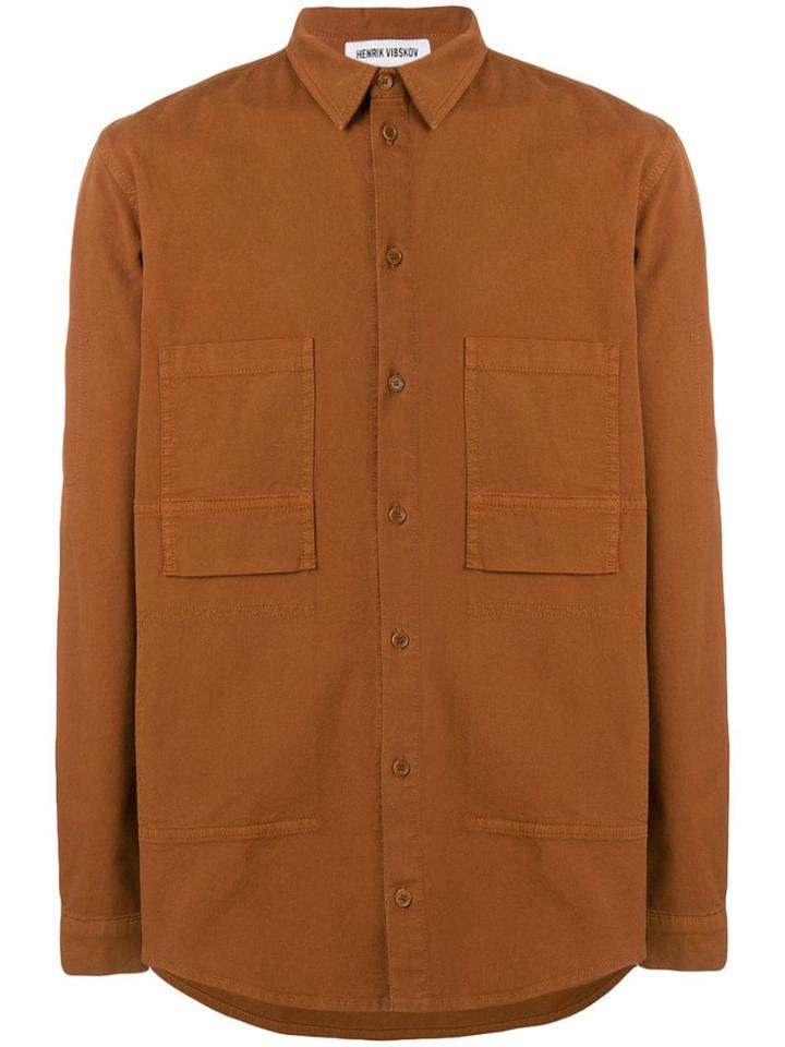 Henrik Vibskov Upper Shirt Chestnut - Brown