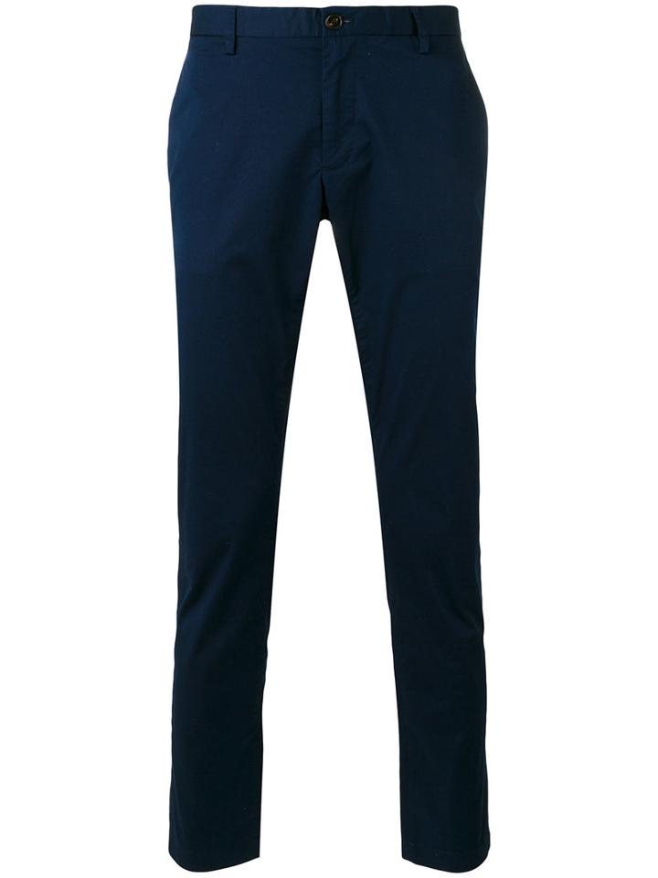 Michael Kors - Tailored Trousers - Men - Cotton/spandex/elastane - 31, Blue, Cotton/spandex/elastane