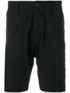 Neighborhood Raw-edge Cargo Shorts - Black