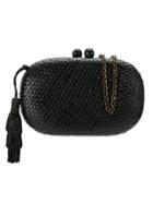 Serpui Hanging Tassel Clutch - Black