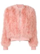 Twin-set Textured Bomber Jacket - Pink