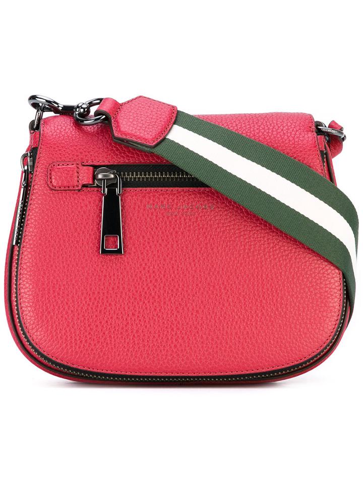 Small Gotham Nomad Saddle Bag - Women - Leather - One Size, Pink/purple, Leather, Marc Jacobs