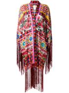 Dolce & Gabbana Mambo Print Kaftan Dress, Women's, Size: 40, Silk/acetate