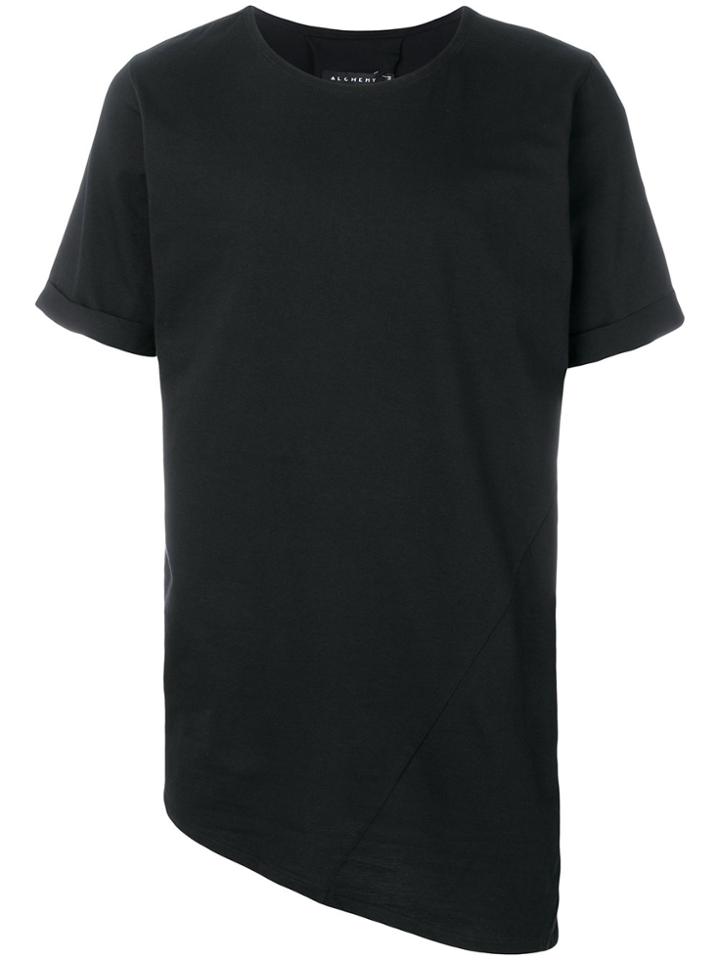 Alchemy Asymmetric T-shirt - Black