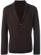 Lardini Three Button Blazer, Men's, Size: 50, Brown, Wool
