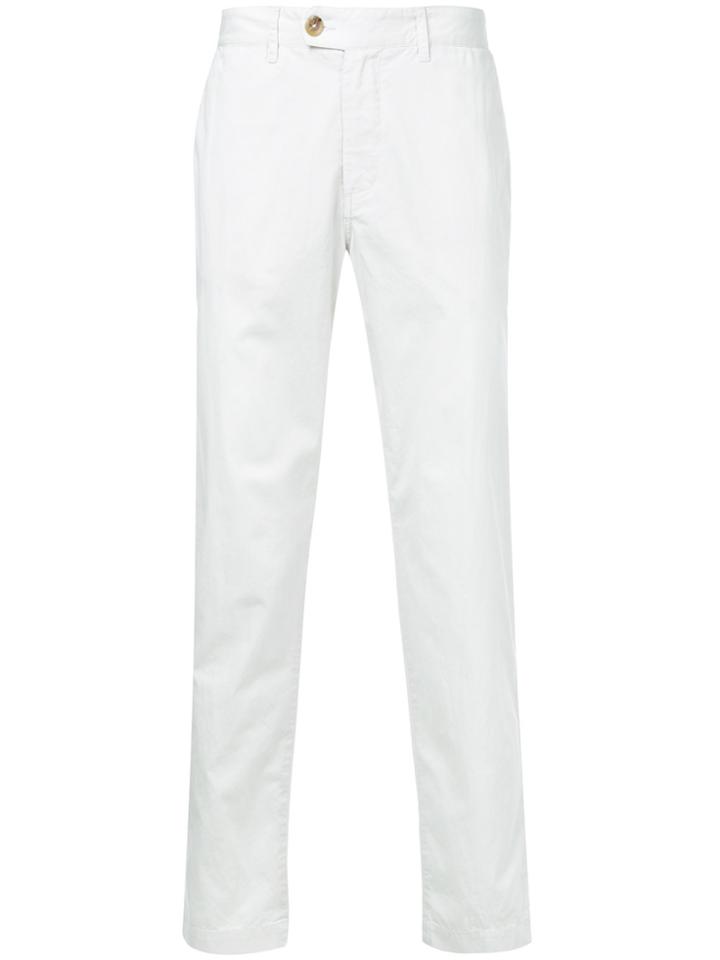 Venroy Lightweight Chinos - White