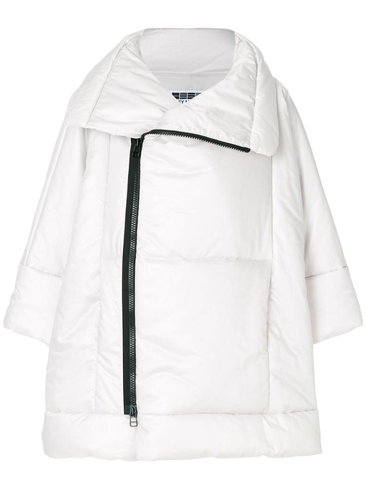 132 5. Issey Miyake Oversized Padded Jacket - White