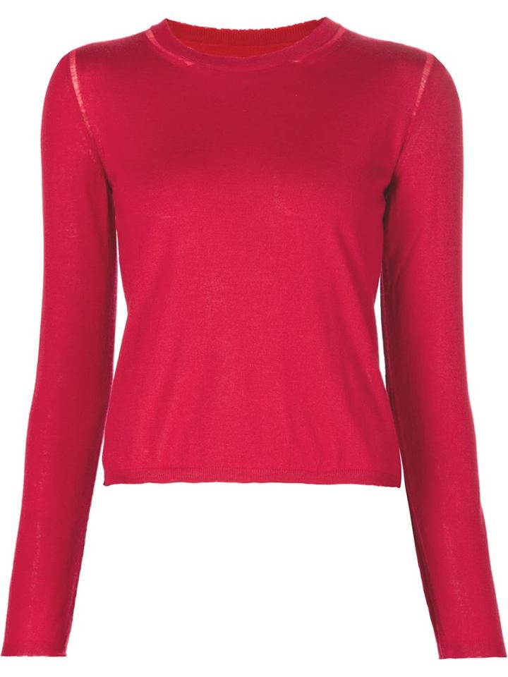 Maison Margiela Frayed Edge Sweater