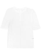 Muveil Spotted Mesh Tee - White