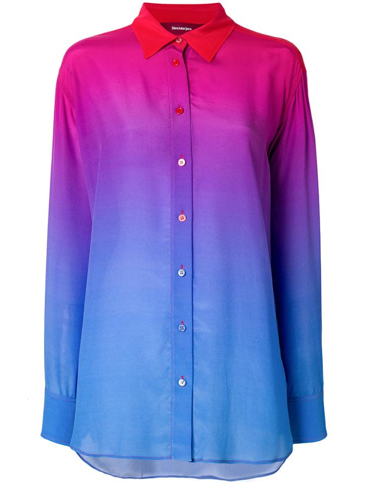 Sies Marjan Ombre Button-down Shirt - Blue