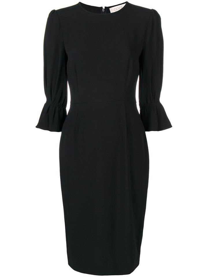 Goat Peplum Sleeve Dress - Blue