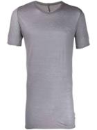 Rick Owens Longline Semi-sheer T-shirt - Blue