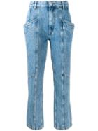 Isabel Marant Étoile Slim Panelled Jeans - Blue