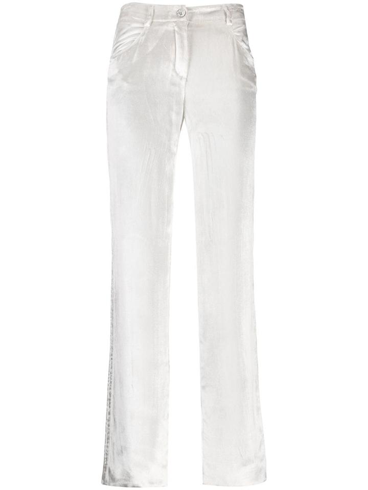 Chanel Vintage 2004 Straight-leg Trousers - White