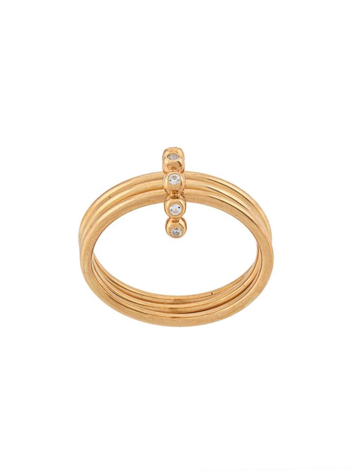 Astley Clarke Triple Stilla Arc Ring - Gold