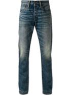 Simon Miller Faded Slim Fit Jeans, Men's, Size: 32, Blue, Cotton