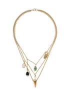 Isabel Marant Scarabe Charm Necklace - Gold