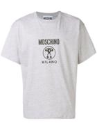 Moschino Double Question Mark Logo T-shirt - Grey