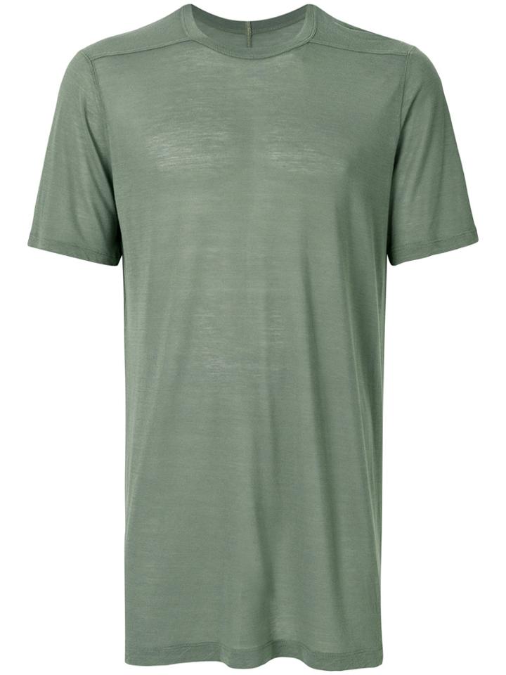 Rick Owens Longline T-shirt - Green