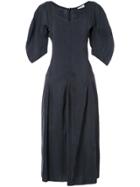 Lemaire Puff Sleeve Dress - Black