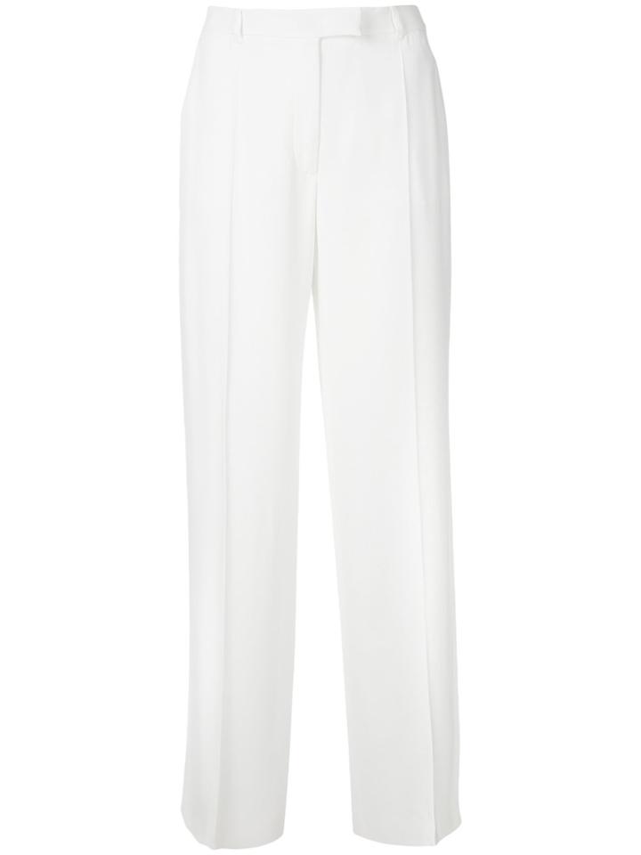 Agnona Centre Pleat Trousers - White