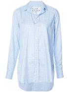 Frank & Eileen - Checked Shirt - Women - Cotton - Xl, Blue, Cotton