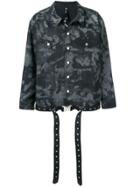Mackintosh Alyx Black Bonded Cotton Laser Treated Denim Jacket
