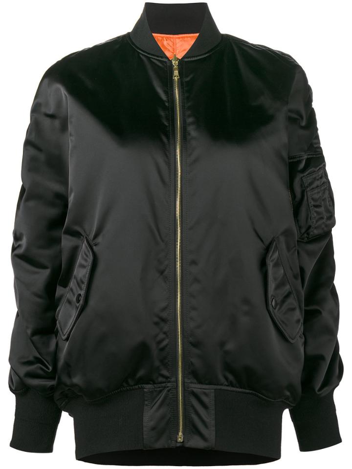 Balenciaga Classic Bomber Jacket - Black