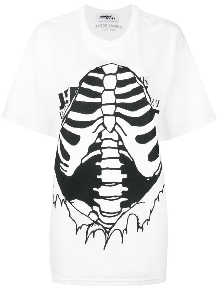 Jeremy Scott Skeleton T-shirt - White