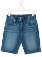 Tommy Hilfiger Junior Slim-fit Denim Shorts - Blue