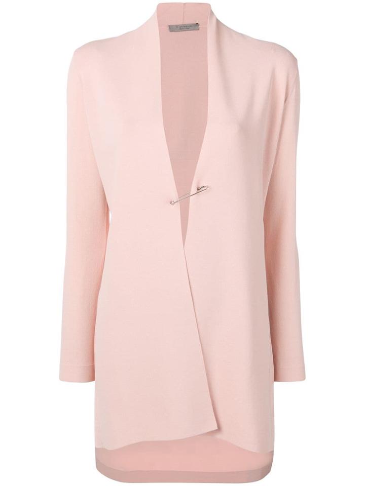 D.exterior Fine Knit Cardigan - Pink